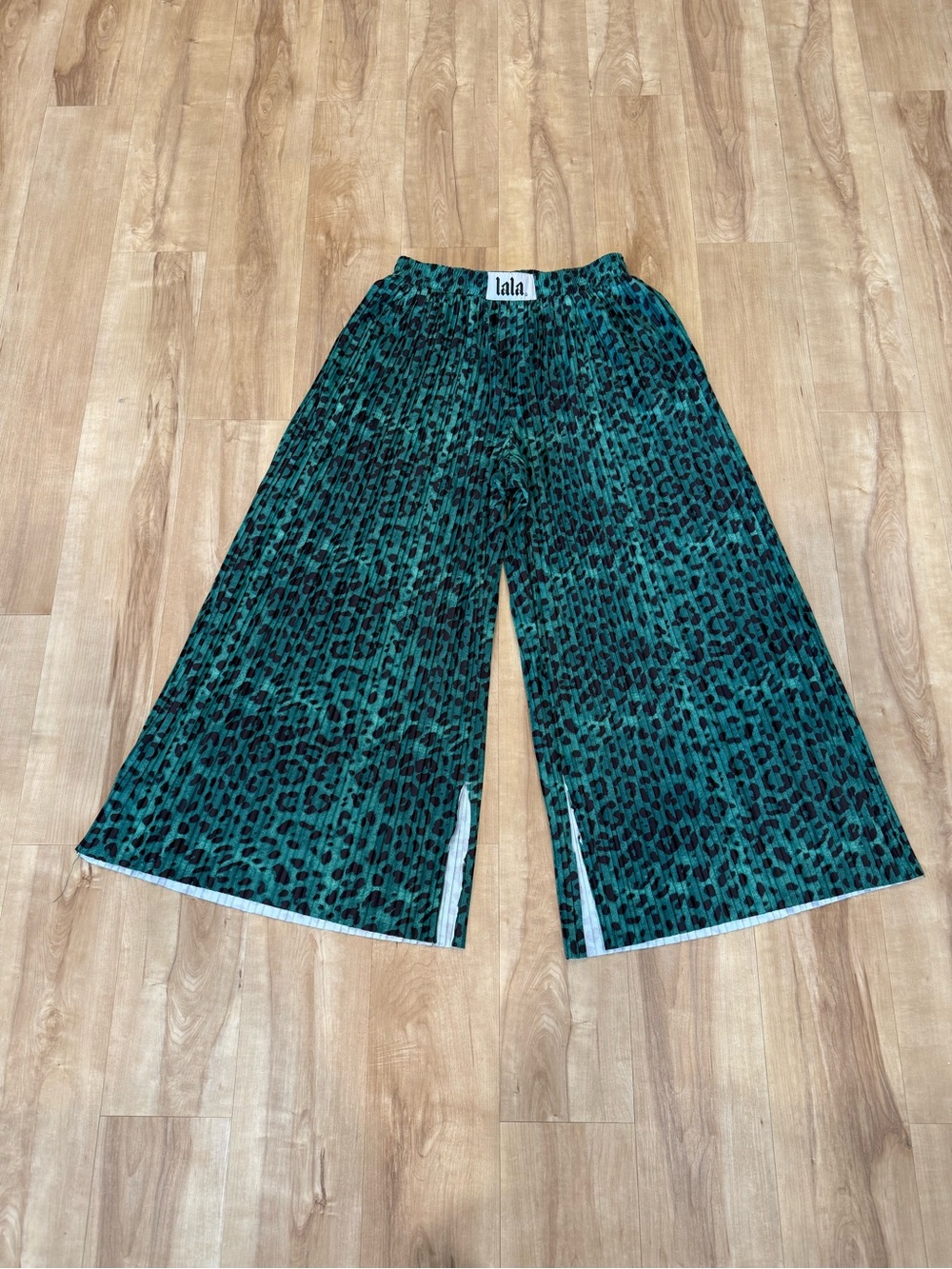 Dressed in Lala Pleated Leopard Pants